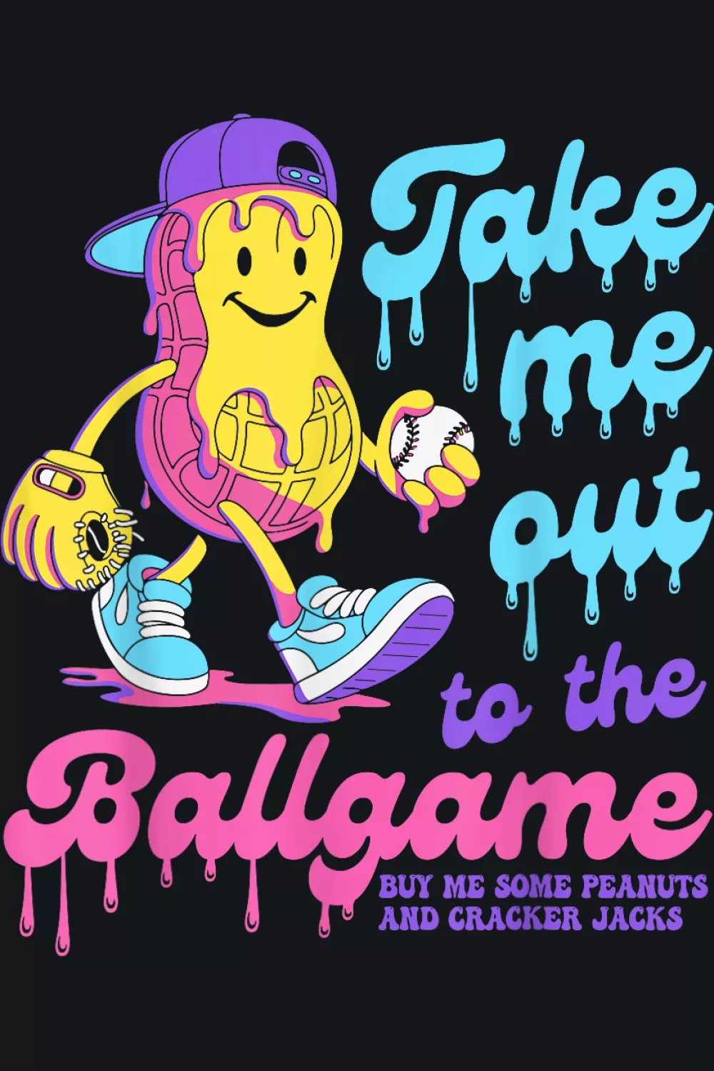 Inclusive ballpark humor that works for women, boys, and girls who love a classic stadium chant.