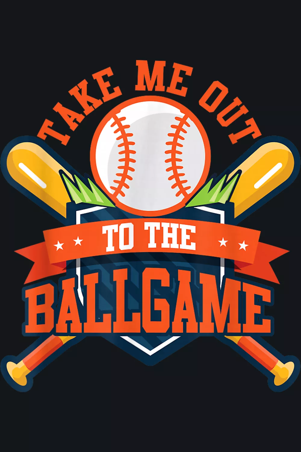Proud parent ballpark vibe for cheering on a son or daughter with a classic chorus message.