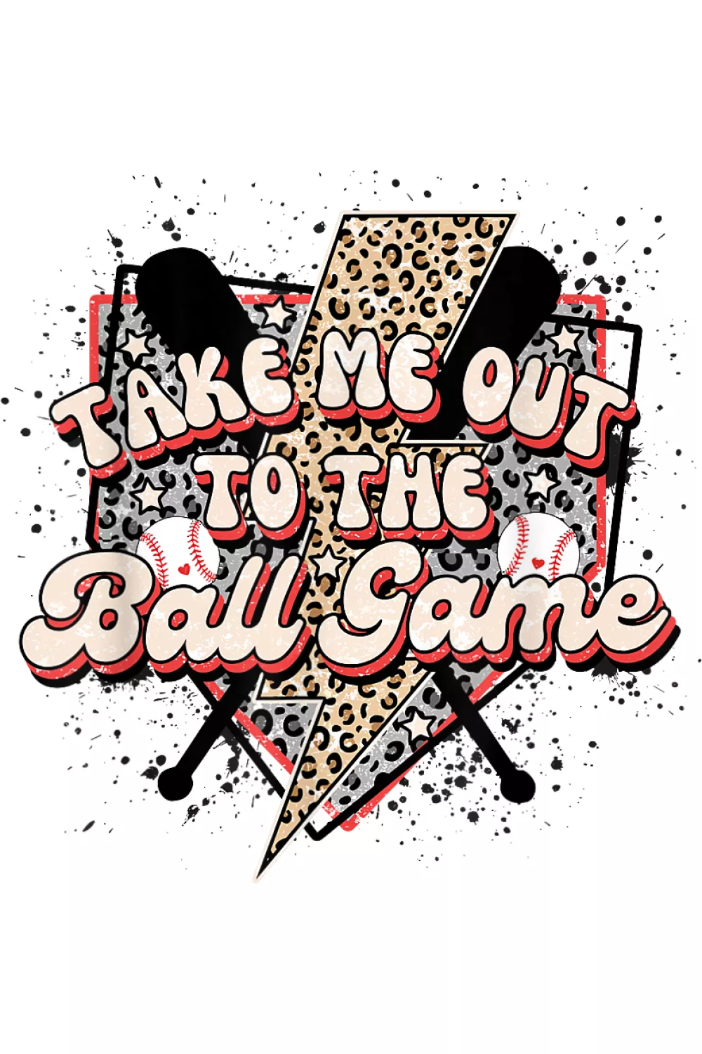 Tee ball mom energy with a sweet ballpark message that works for snack duty and post game pictures.