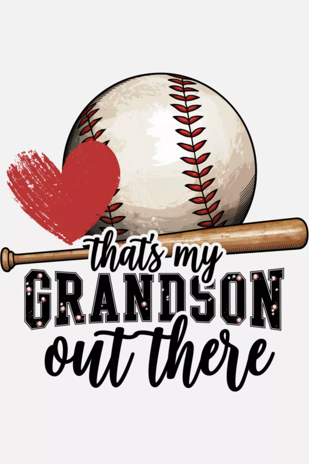 warm baseball grandma fan look
