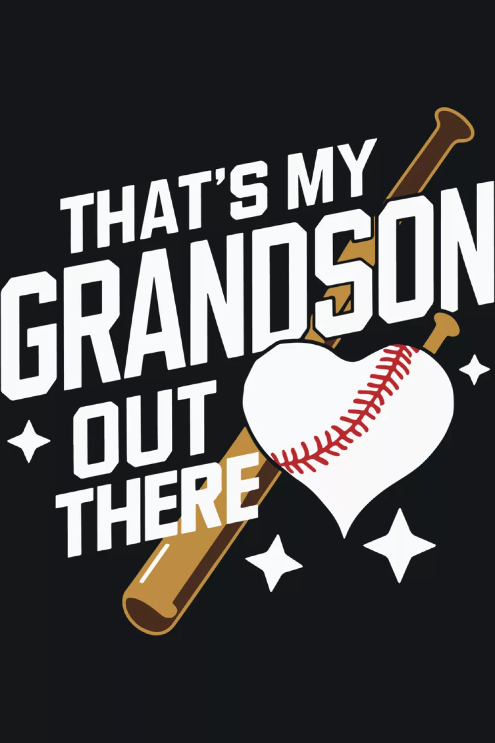 supportive baseball grandma look