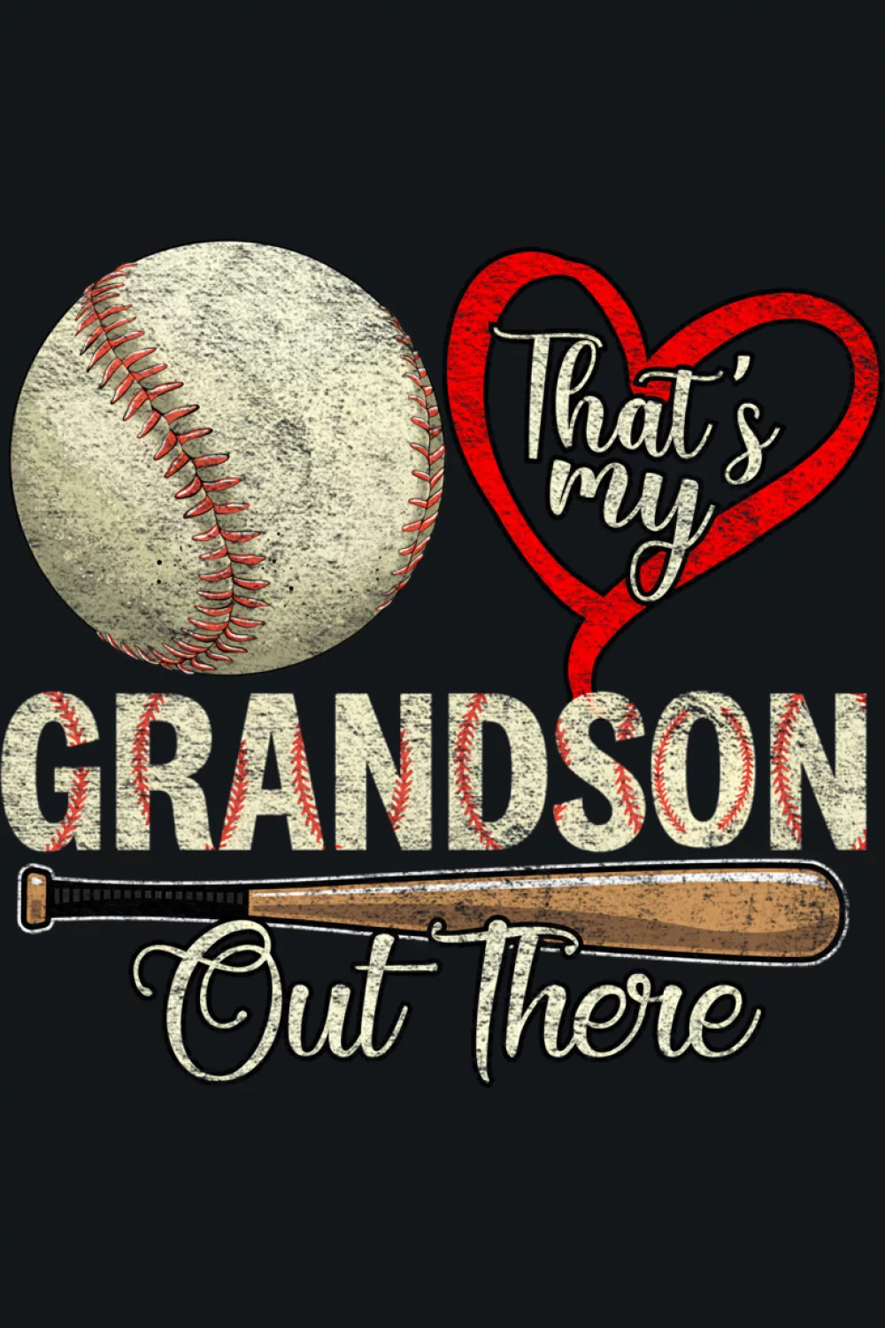 that's my grandson out there baseball grandma shirt for proud game day support