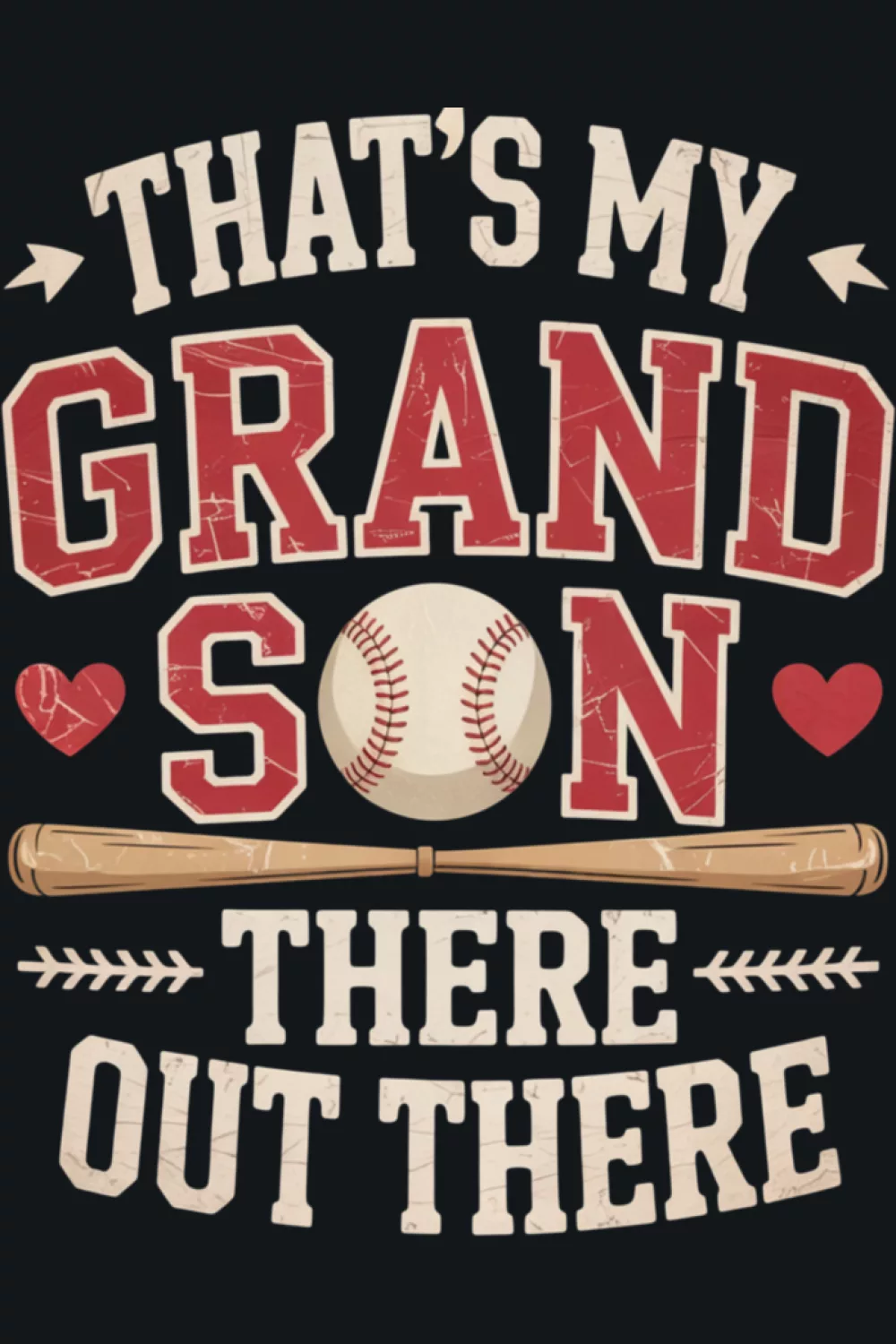 family focused baseball fan grandma look
