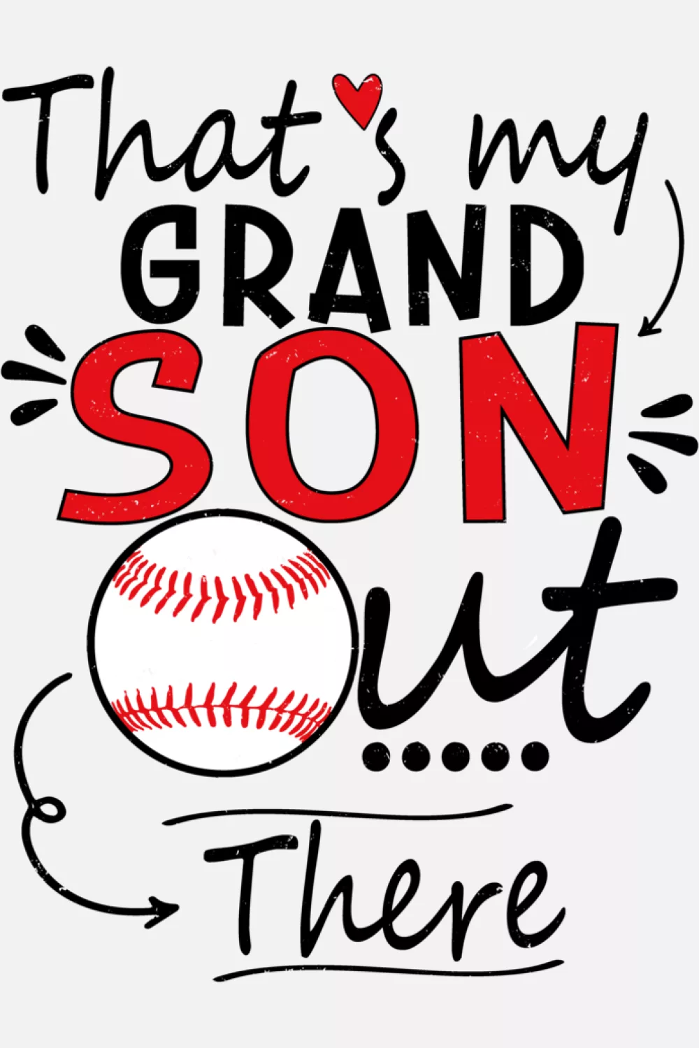 Focused baseball grandma outfit concept