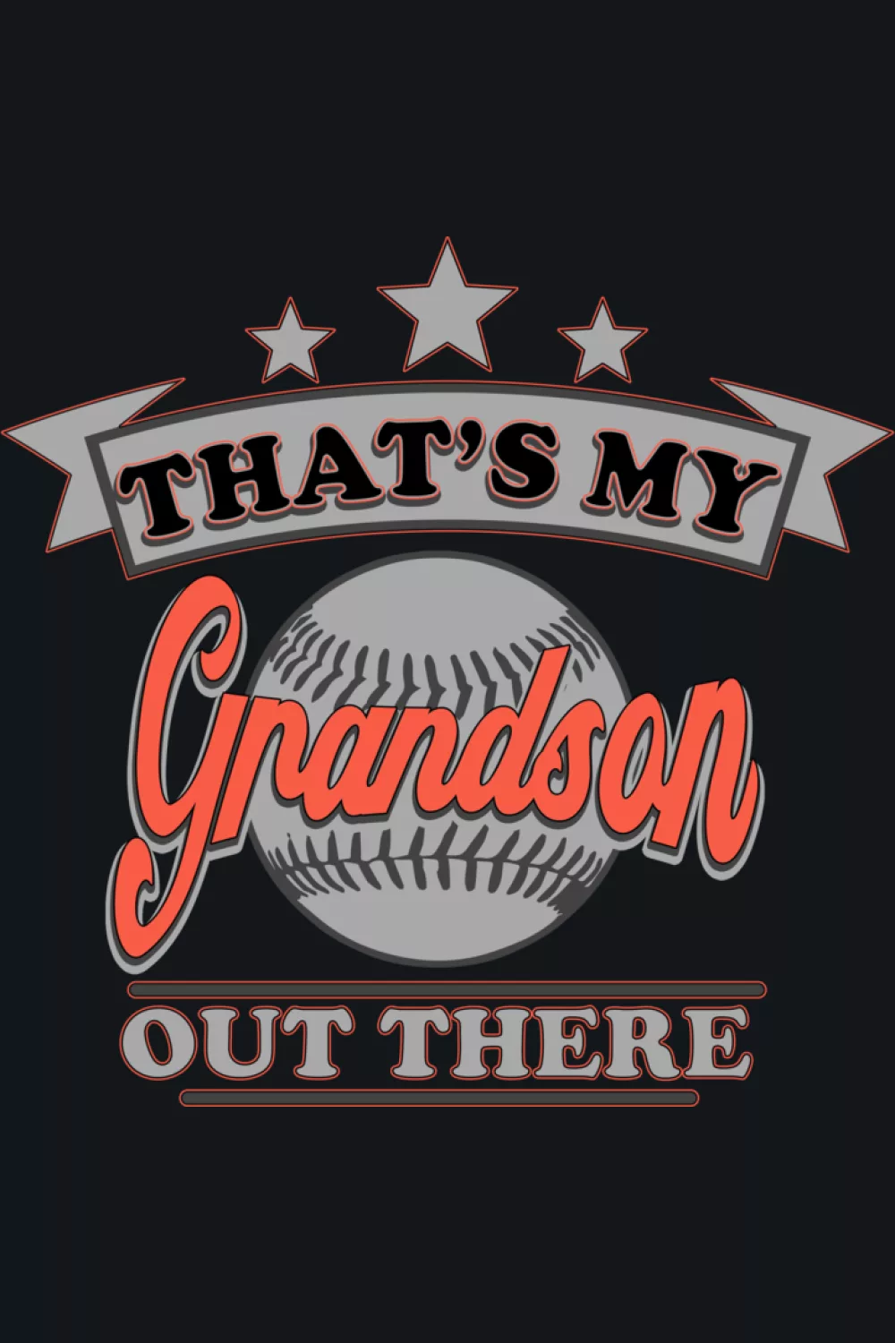 Supportive baseball look for grandparents