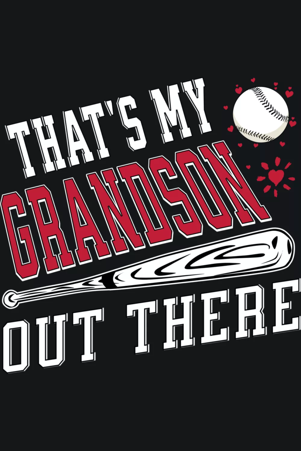 Comfort oriented baseball grandma outfit
