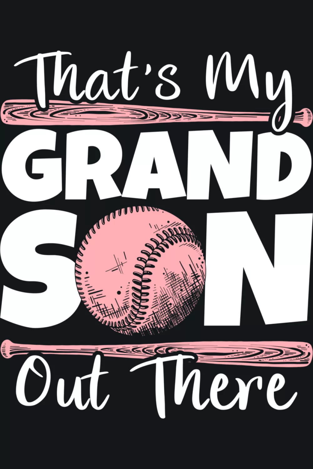 Supportive baseball grandma look