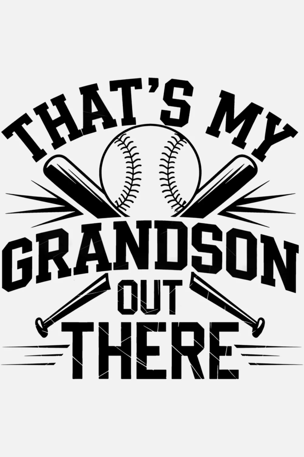 Supportive grandma and grandpa baseball outfit