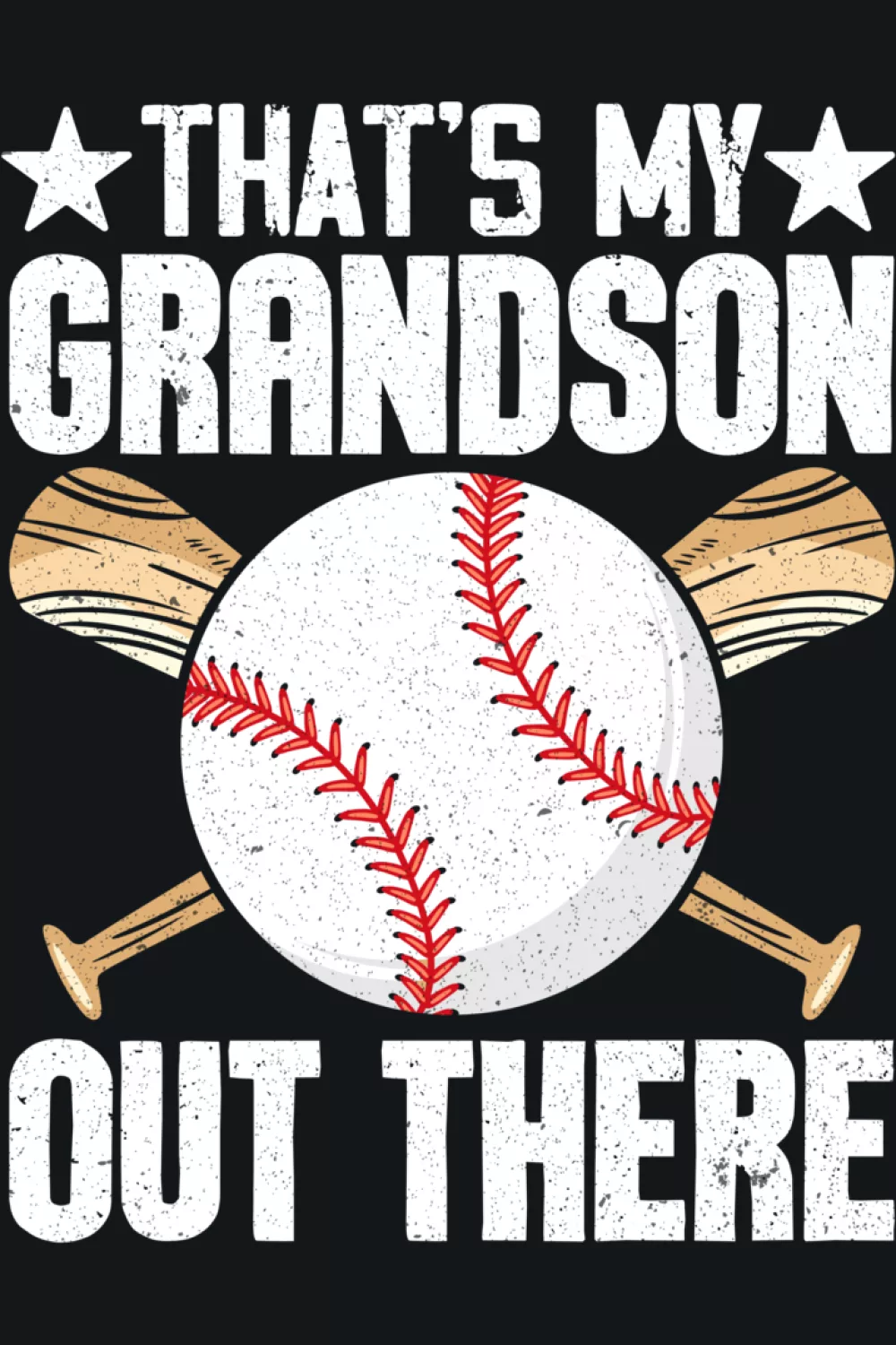 Matching grandparents baseball outfit