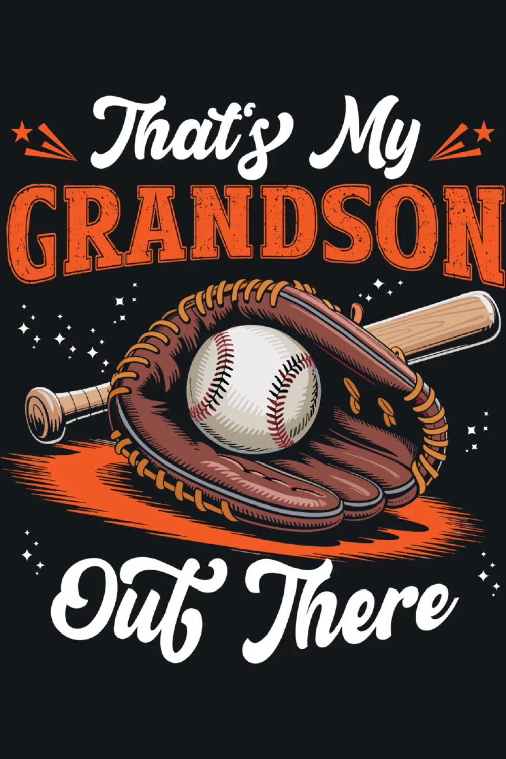 Funny baseball grandparents outfit