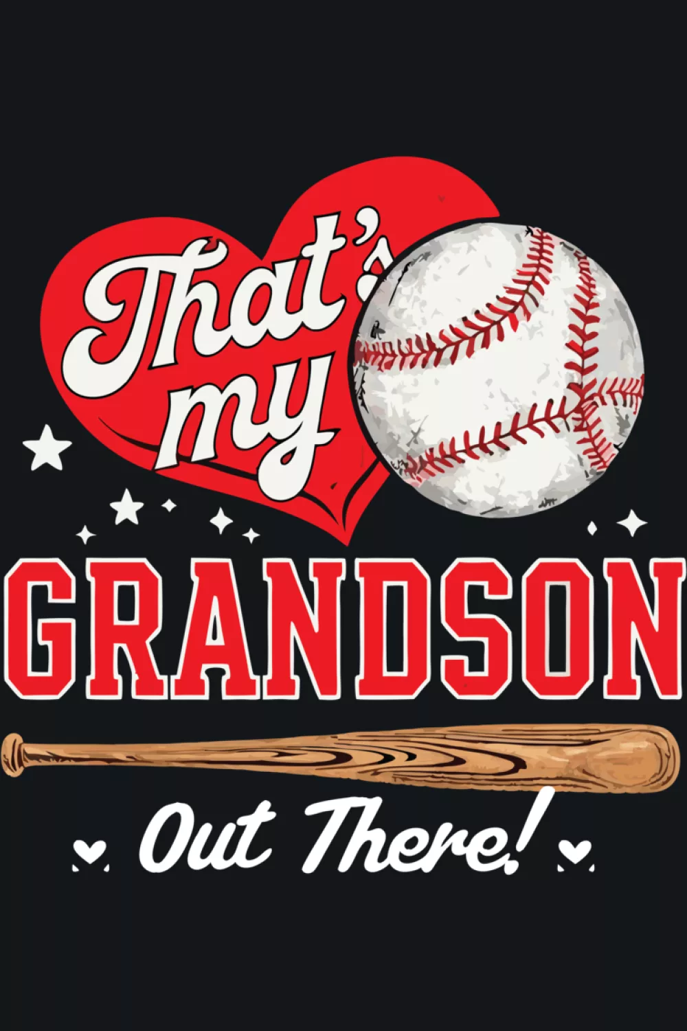 comfortable baseball grandma cheer wear