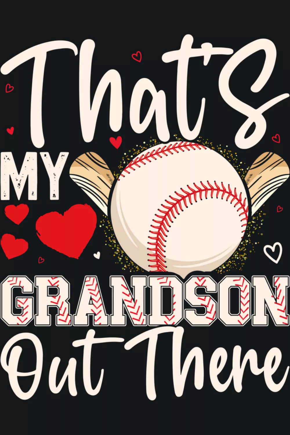 joy focused baseball grandma outfit