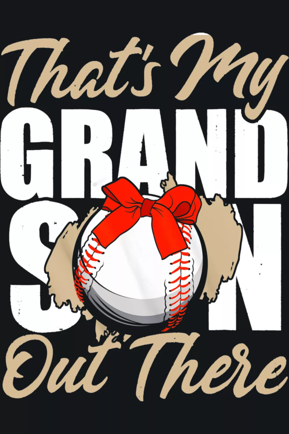 spring baseball grandma supporter
