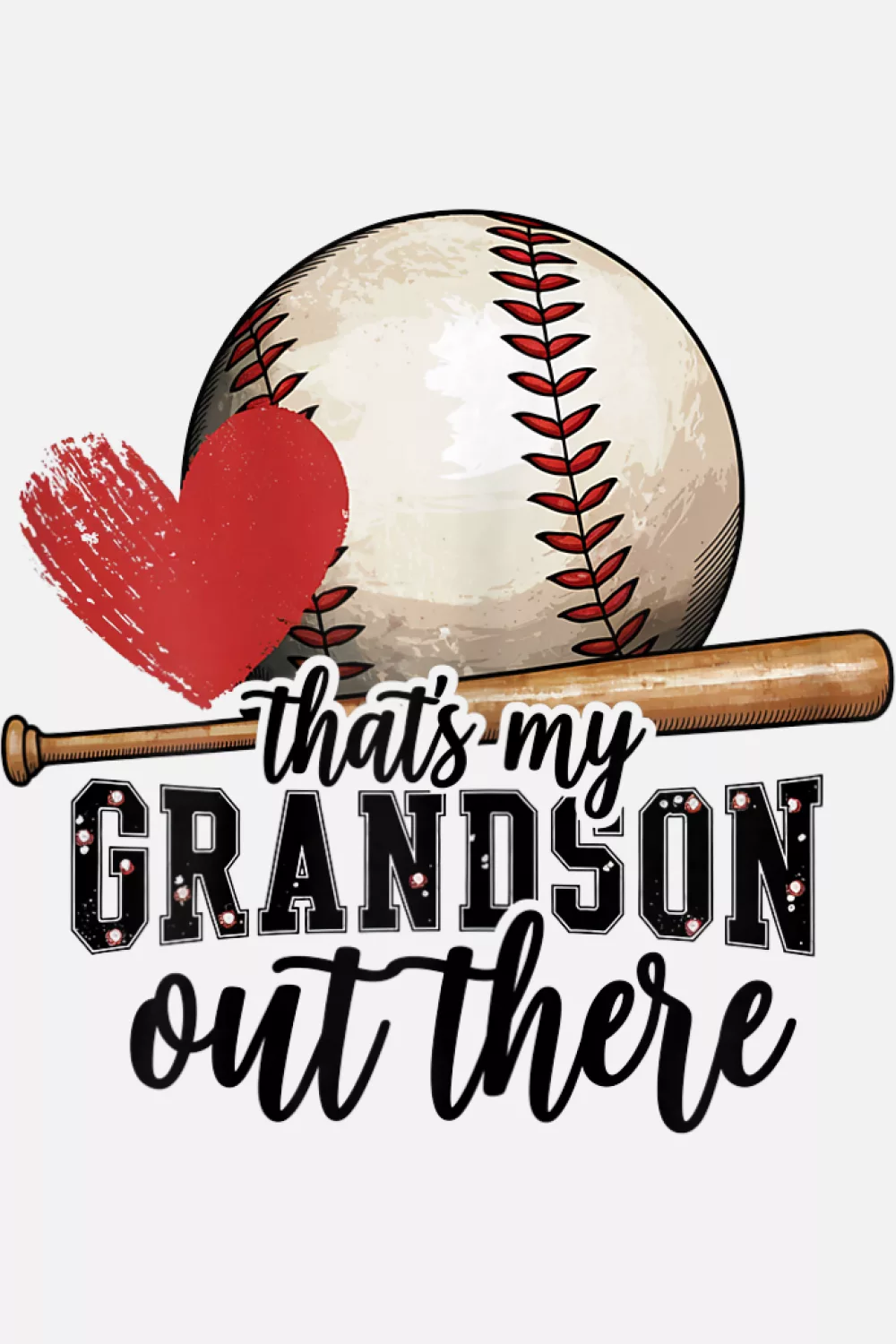 joyful baseball grandma fan style