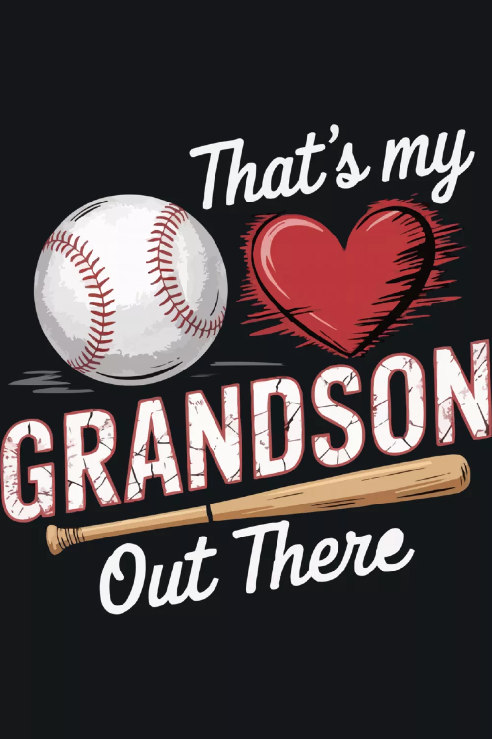 supportive baseball grandma outfit