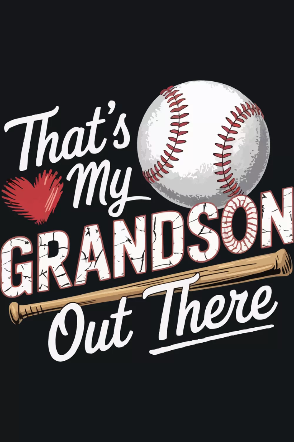 clean design baseball grandma look