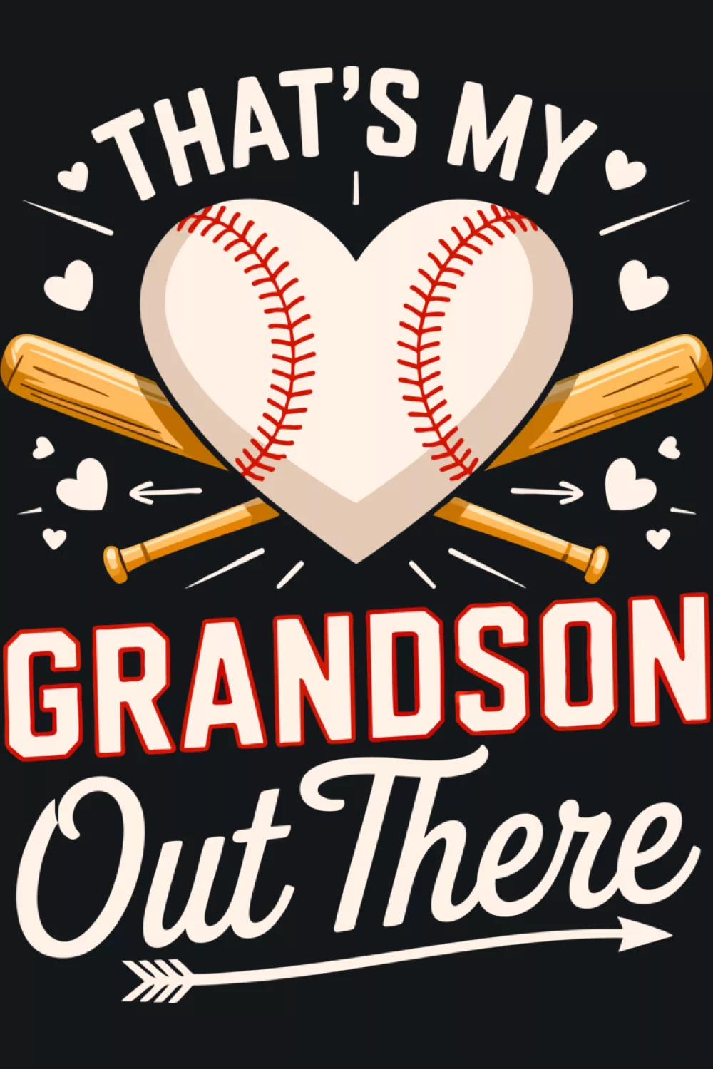 heartfelt grandma baseball support style