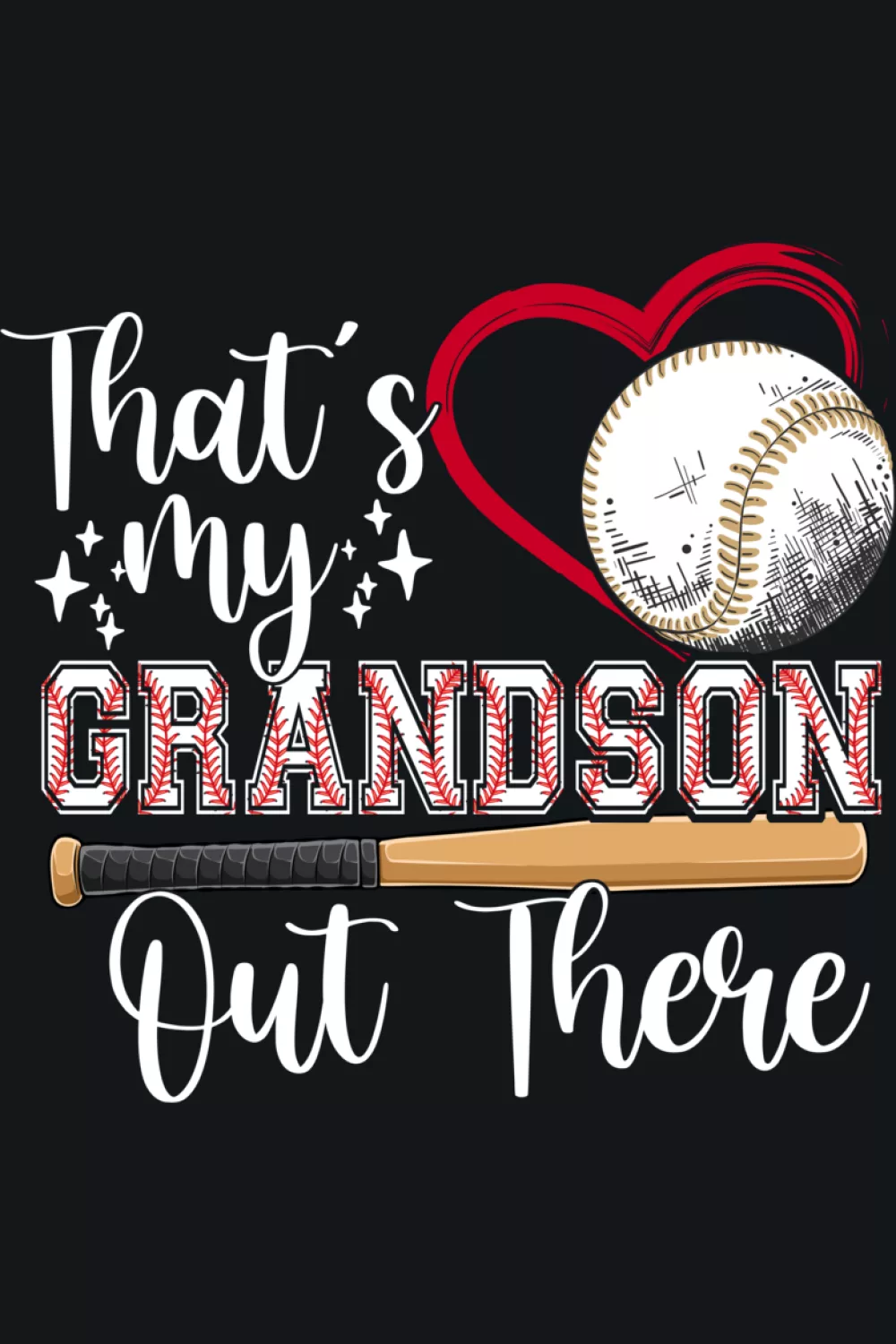 supportive grandma baseball style