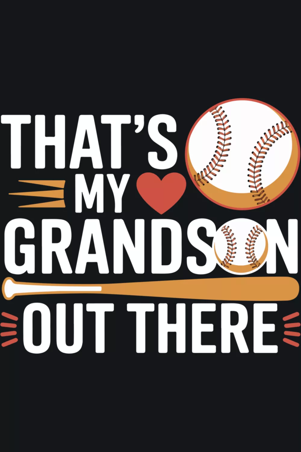 proud baseball grandma cheering outfit