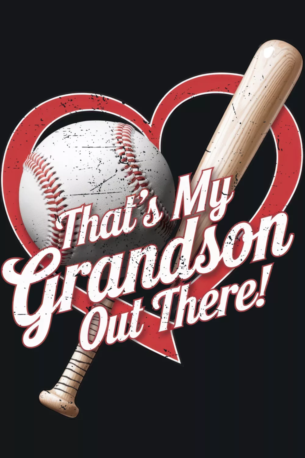 classic baseball grandma supporter