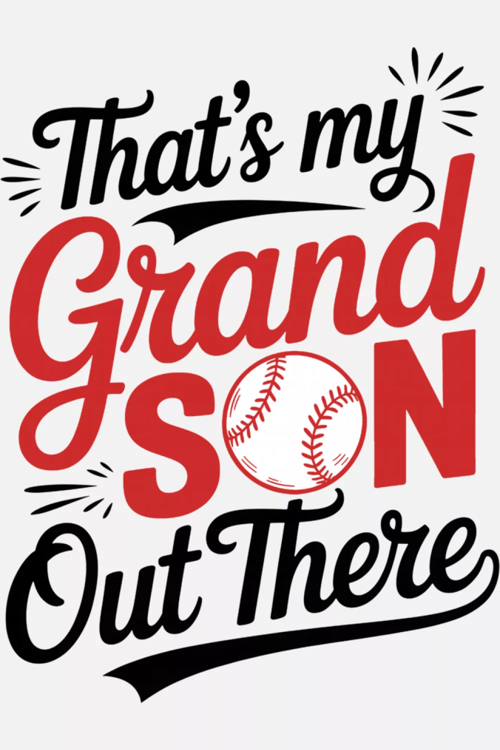 Sports loving grandma baseball game outfit