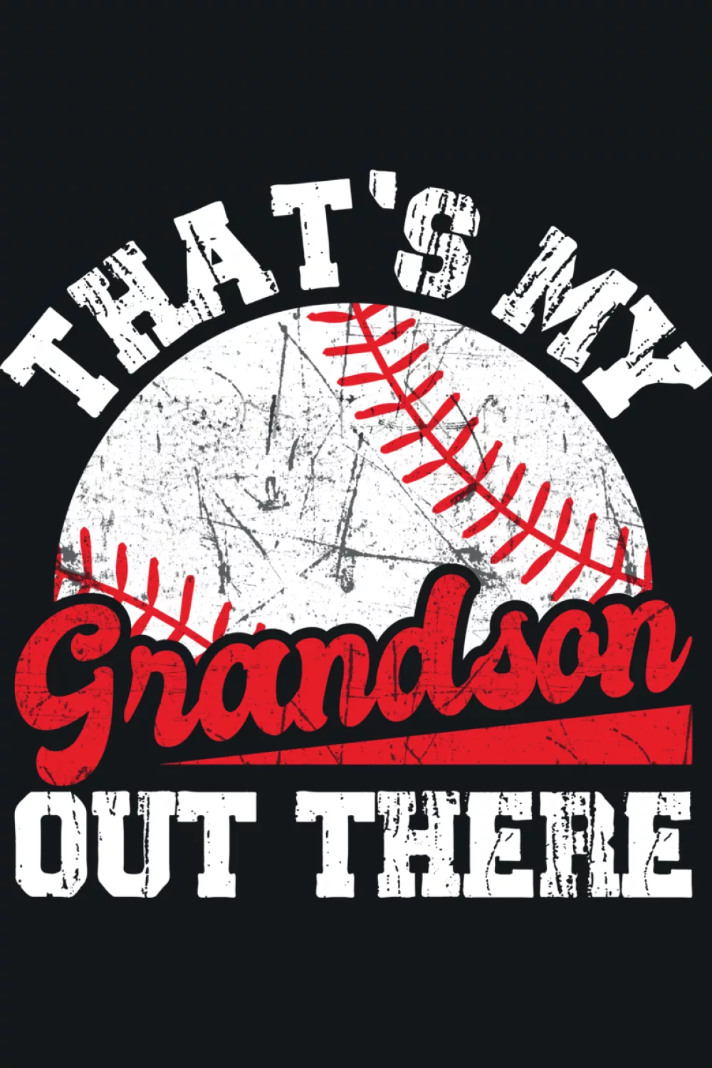 Vintage inspired baseball grandma style