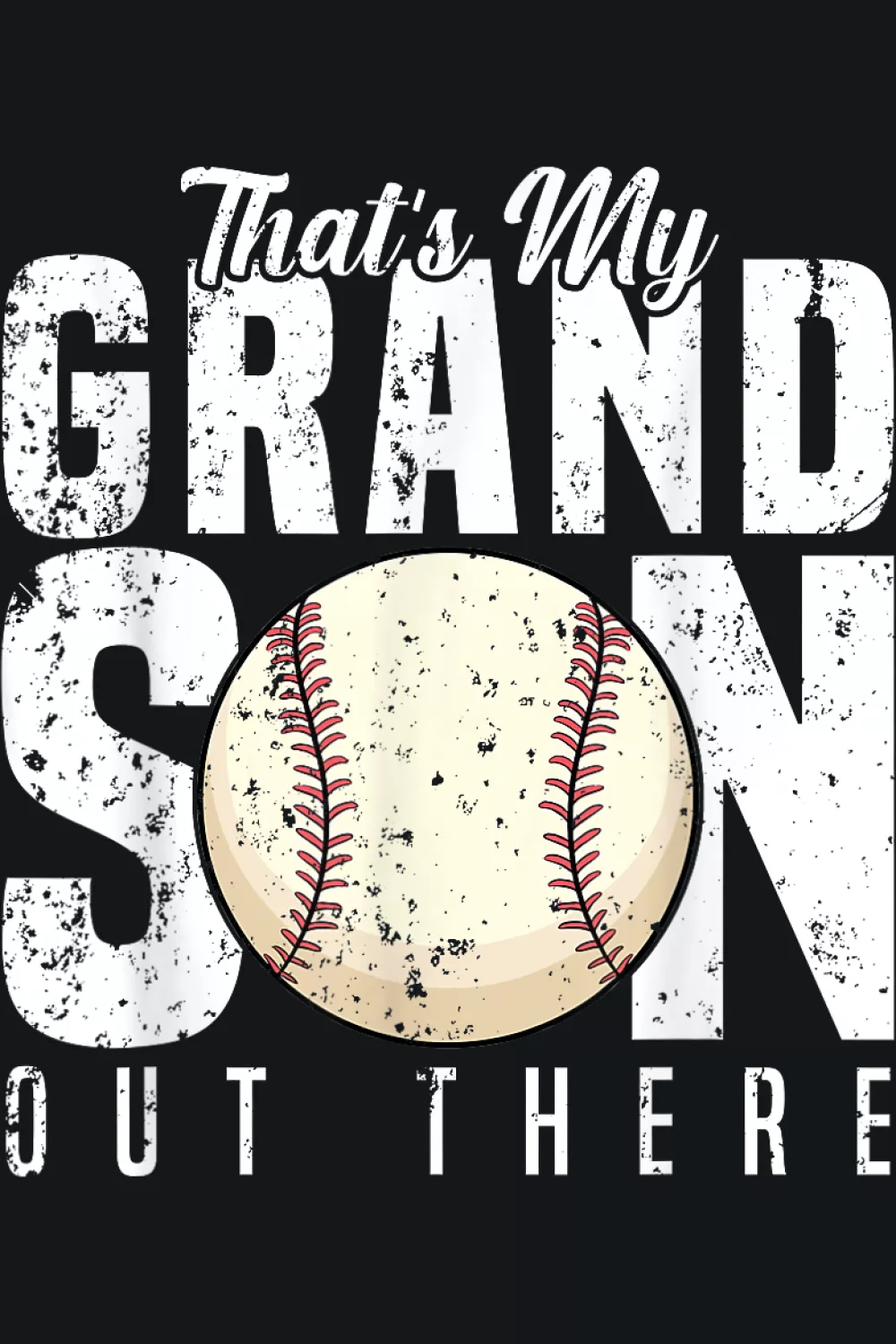 Grandparents baseball support outfit