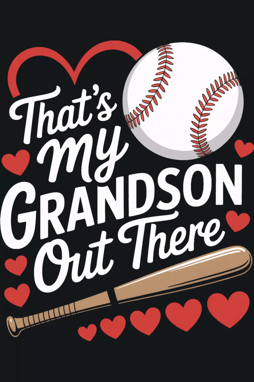 sports family baseball grandma style