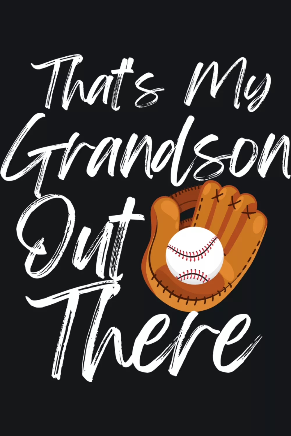 Women baseball grandma game day outfit with supportive message