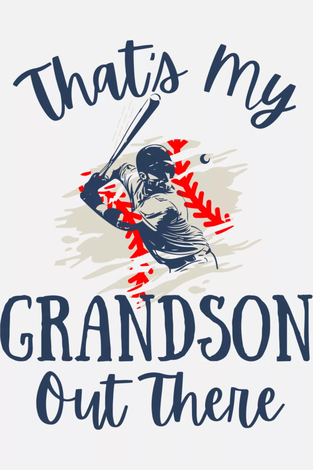 fun baseball grandma fan look