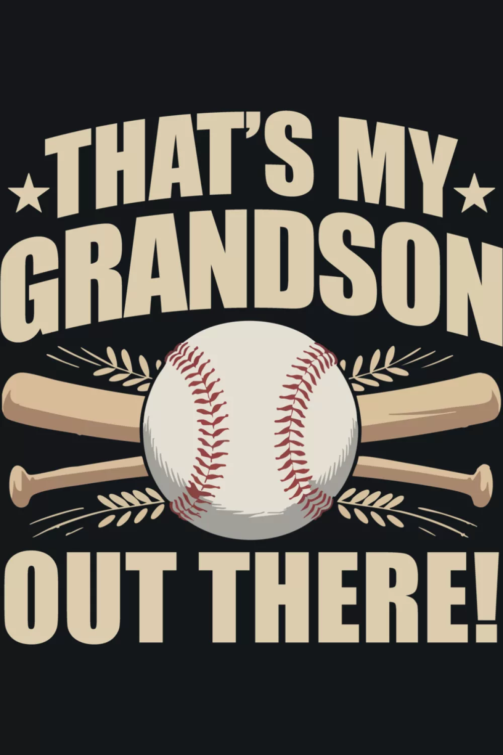 Funny baseball family support shirt for grandma