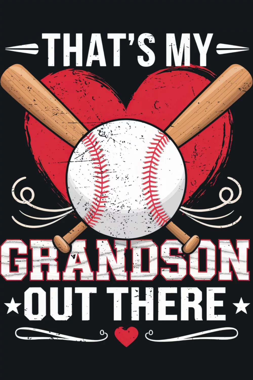 light humor baseball grandma grandpa style
