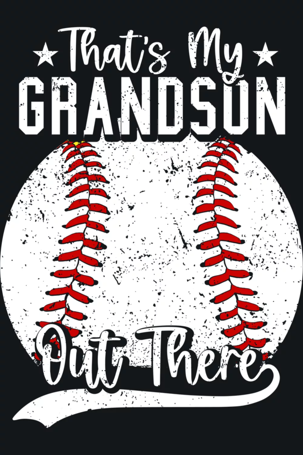 Grandparent baseball support shirt from family