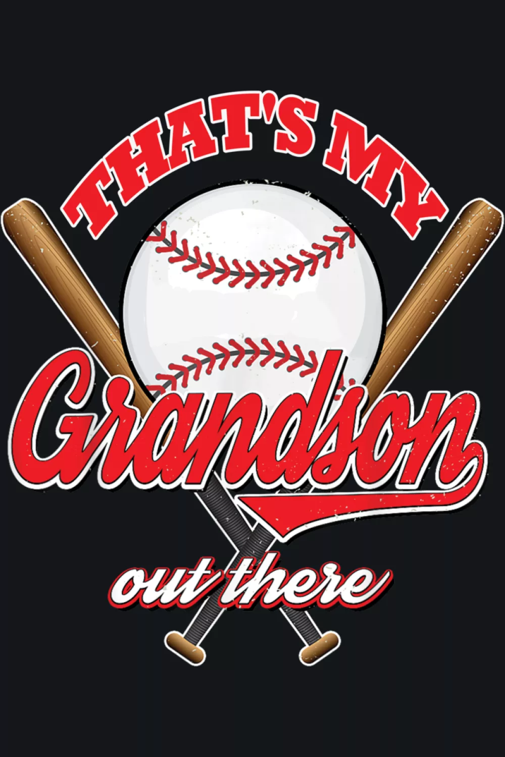 Baseball granny support shirt with proud message
