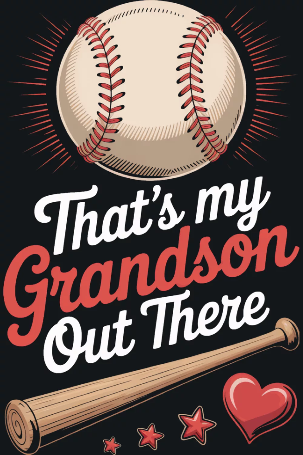 shared grandparents baseball support theme
