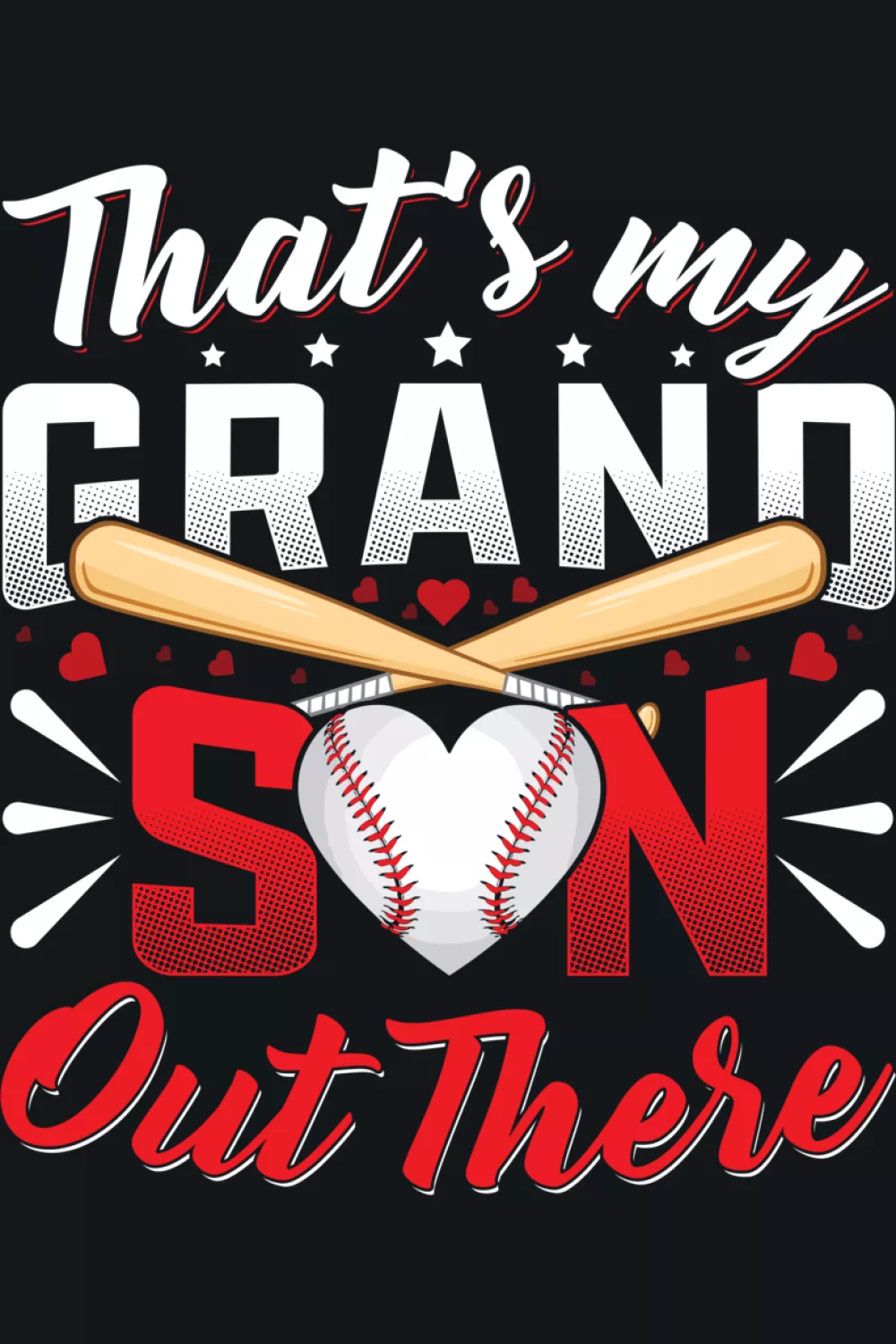 Family pride baseball outfit for grandparents