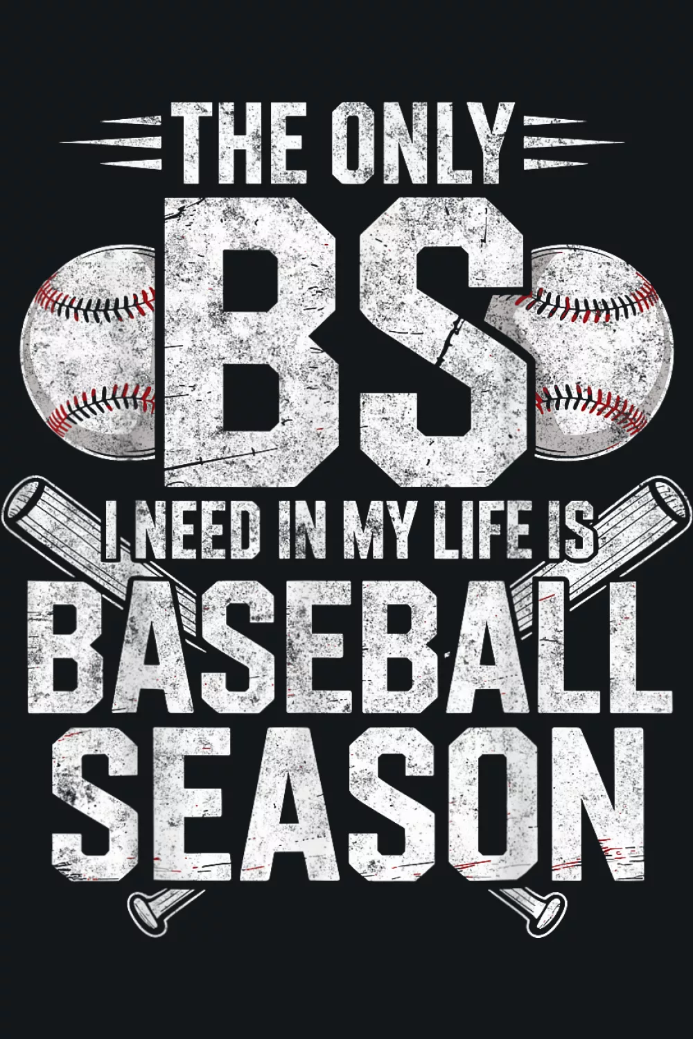 Funny character style baseball season joke for players and fans who like playful art.