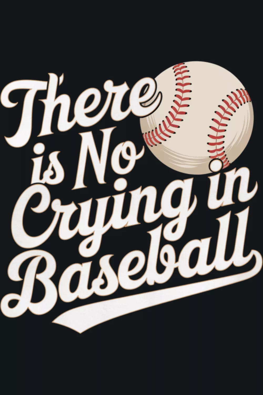 Typography with playful spacing that gives the quote a chant rhythm