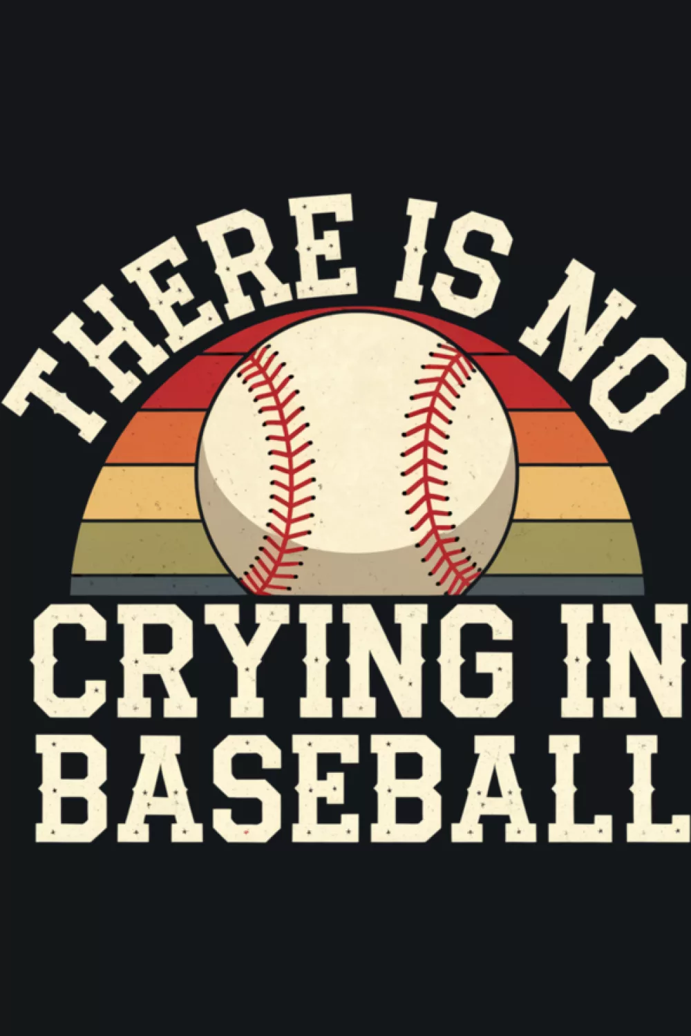 Quote art that stacks words around a central baseball graphic