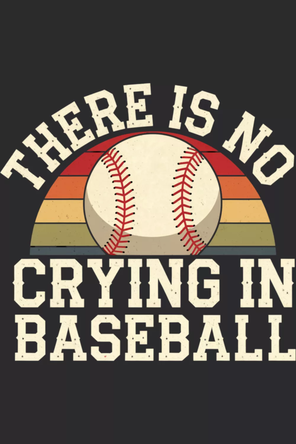 Funny quote layout with playful text arches over a ball