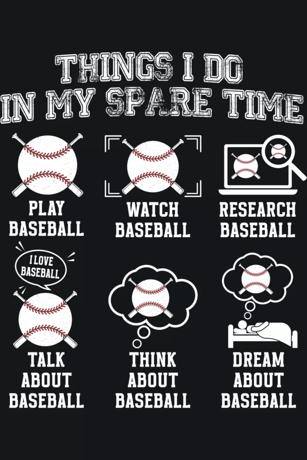 Playing baseball checklist with a sporty icon set that feels active and game ready.