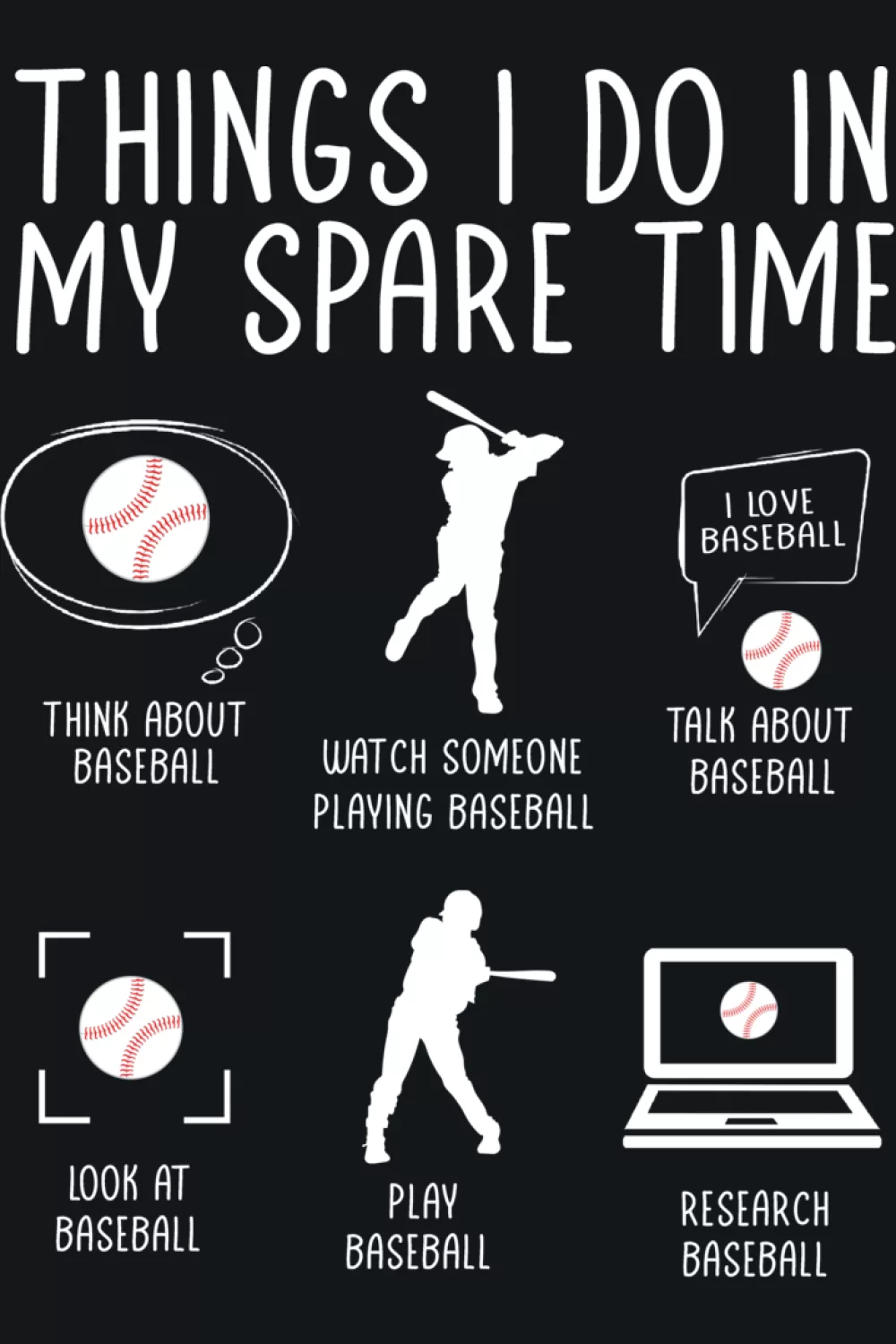 Sporty spare time baseball list with a clean grid that feels ready for players and coaches.