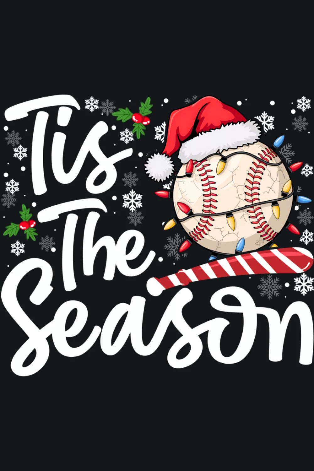 Winter snowflake mood mixed with baseball spirit for chilly games and cozy nights.