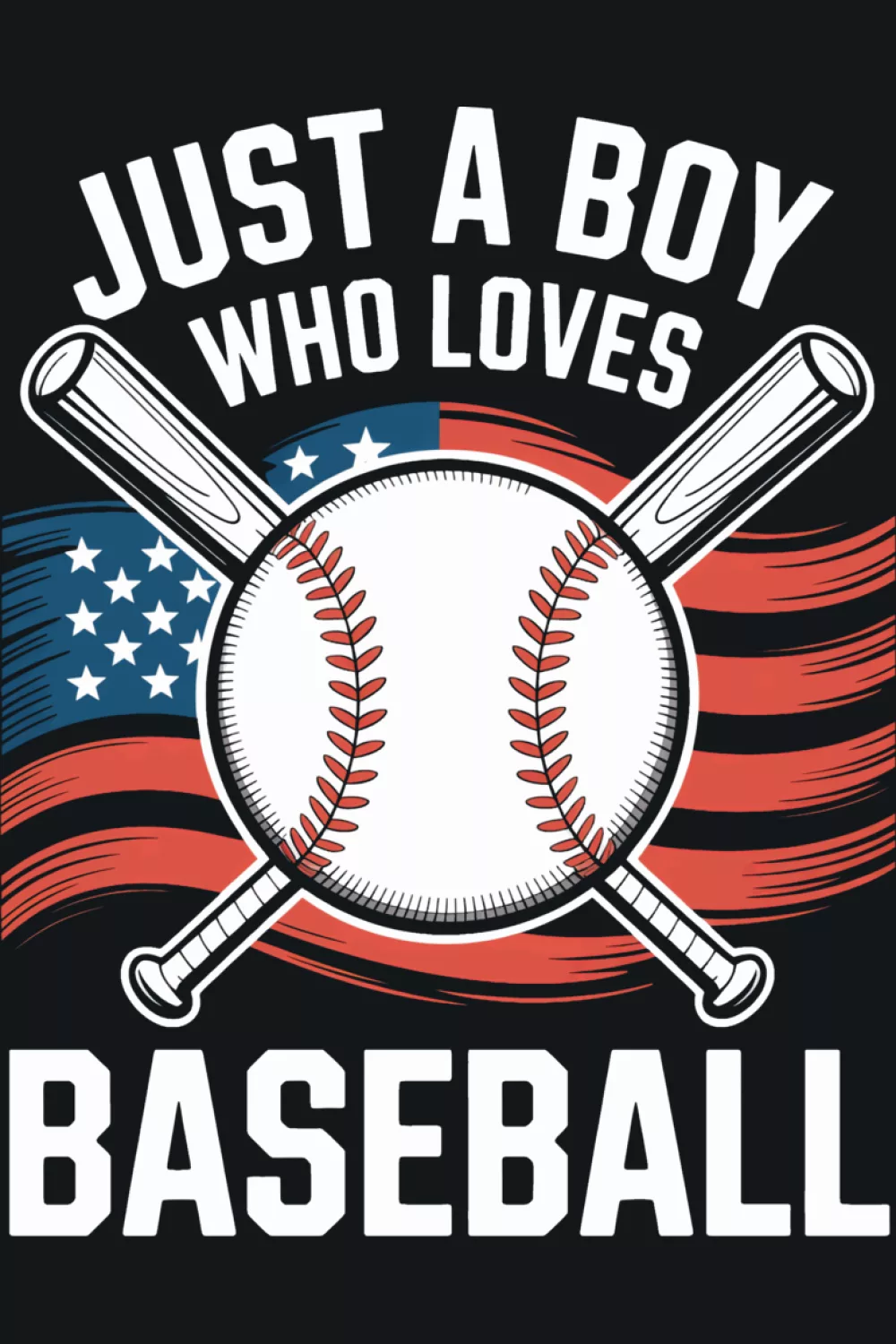 Travel team themed baseball design for young athletes