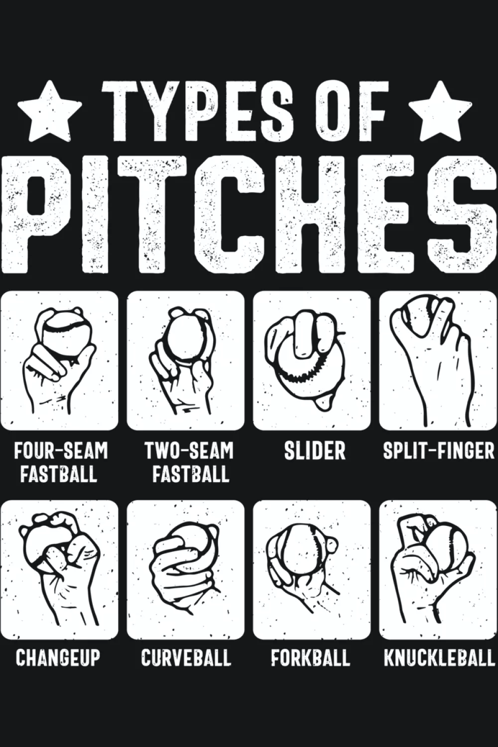 Life Is Full Of Important Choices Baseball Pitcher Shirts: Types Of Pitches For Fans And Players 31 Softball and baseball types of pitches layout for team pitchers.