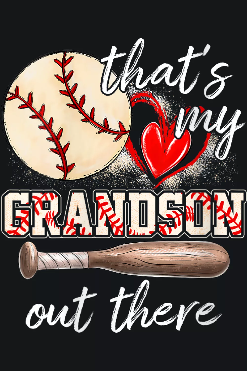 v neck baseball grandma celebration look