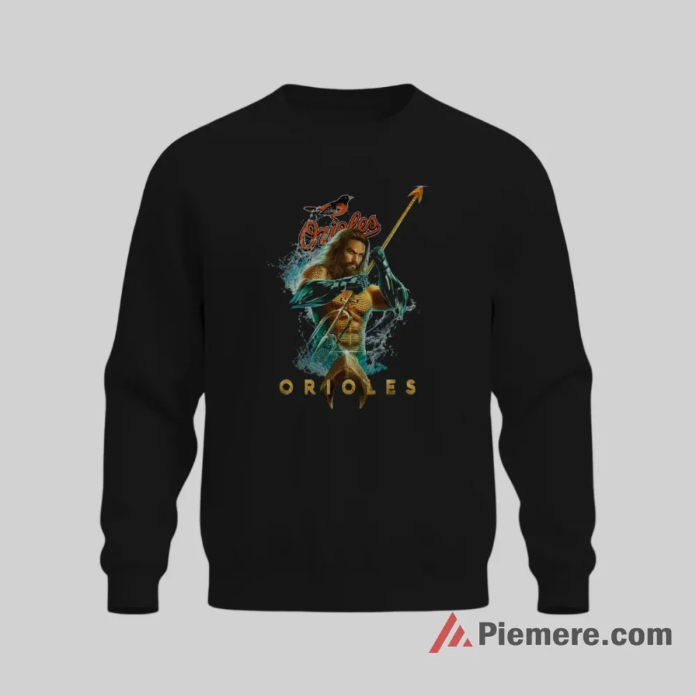 Aquaman Baltimore Orioles Ocean Warrior Baseball Shirt on graphic shirt for men graphic tee