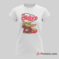 Baby Yoda Kansas City Chiefs Classic Nfl Shirt on white short sleeve shirt for women graphic tee