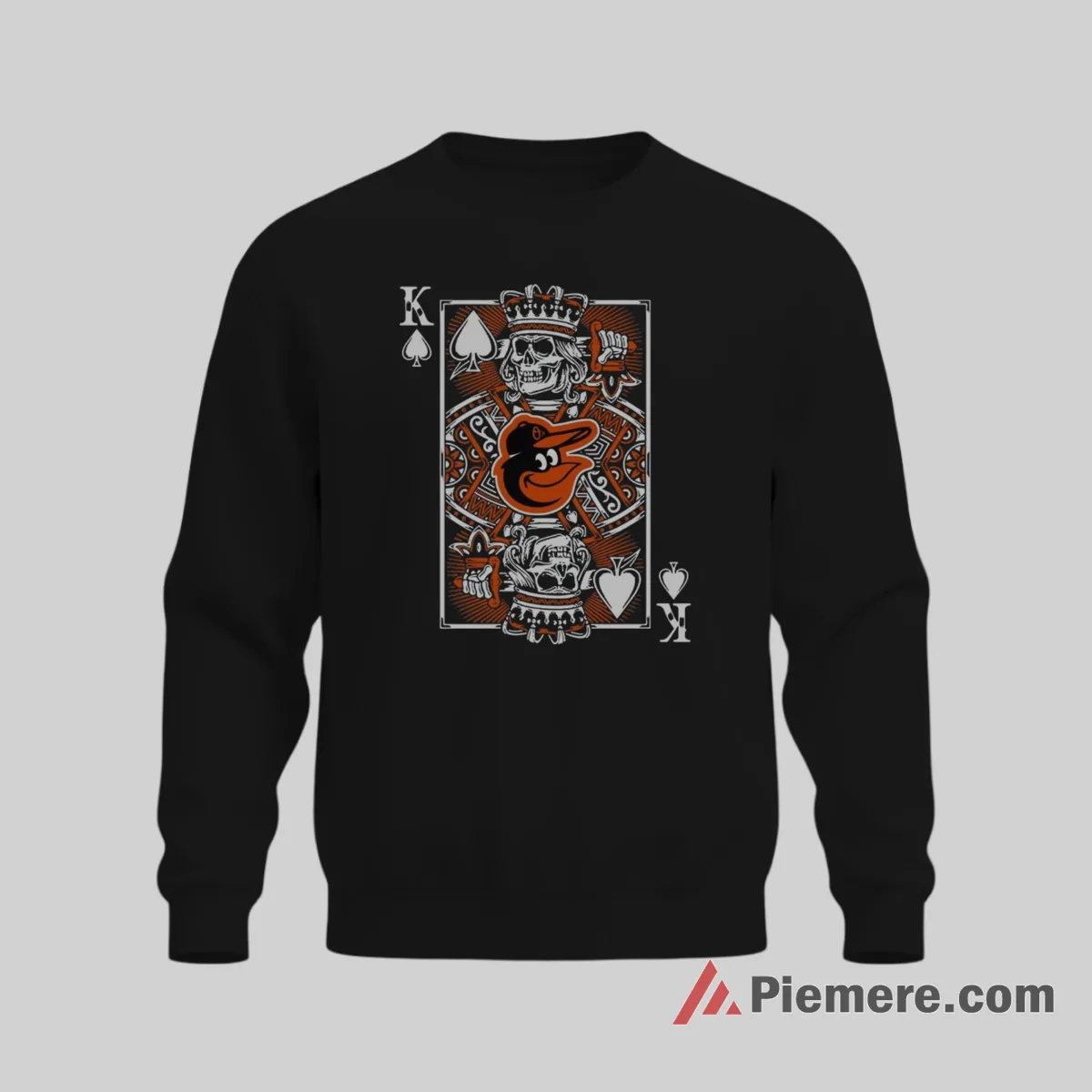 Baltimore Orioles King Of Spades Playing Card Shirt on graphic shirt for men graphic tee