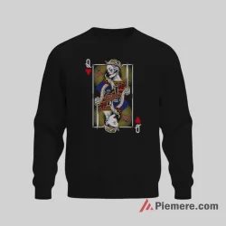Baltimore Orioles Queen Of Hearts Playing Card Shirt on graphic shirt for men graphic tee